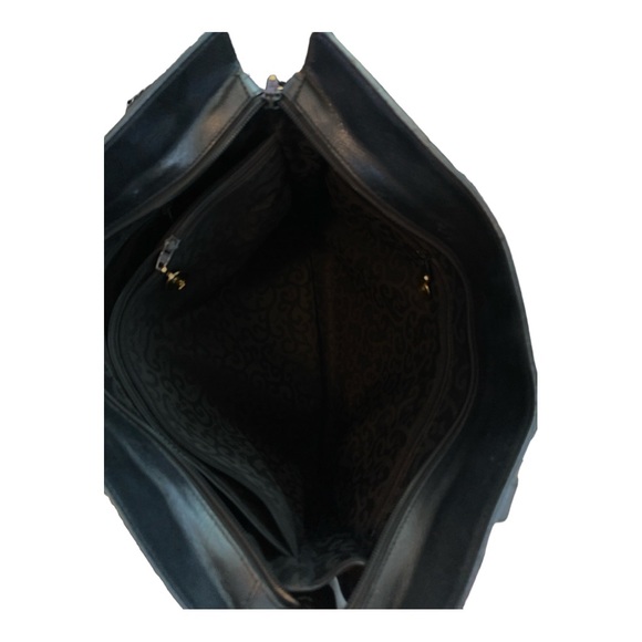 🖤YSL🖤COA🖤Arabesque Calfskin Leather Tote Bag - Picture 10 of 14